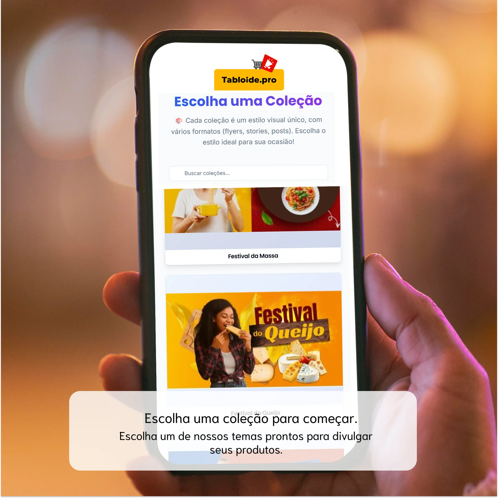 Escolha uma coleção